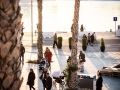 MALAGA, Muelle Uno im Abendlicht